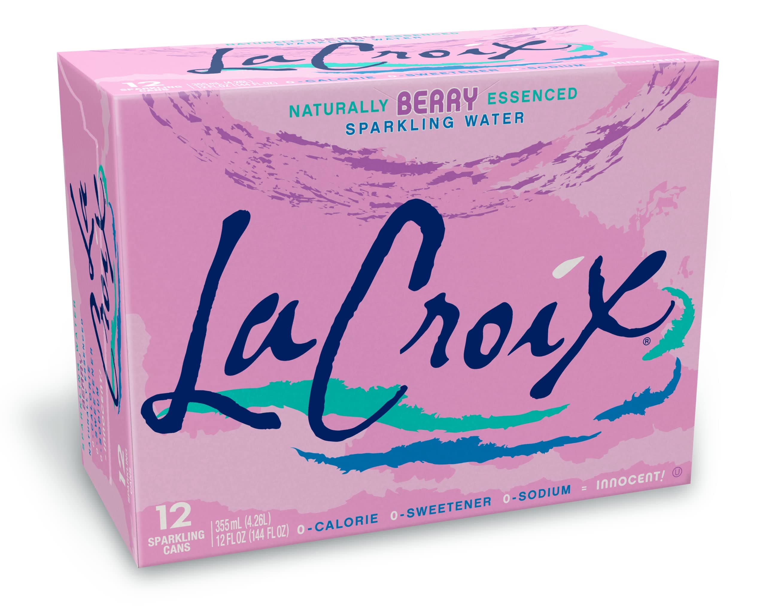 La Croix Sparkling Water, Berry, 12 Fl Oz (pack of 12)