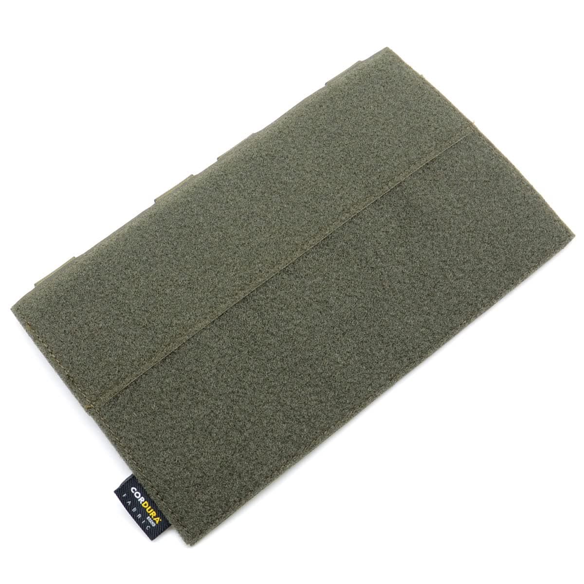 ROCOTACTICAL MOLLE Hook and Loop Mounting Placard Platform, Tactical Style Flex Loop Panel to Convert Any MOLLE Platform to a hook/loop Attachment for hook/loop Pouches or Morale Patches (Army Green)