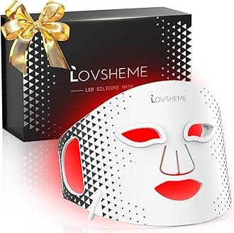 Red Light Therapy for Face, Advanced LED Face Mask Light Therapy, red light therapy Mask - Red, Blue & Infrared Light Therapy for Acne, Wrinkles & Skin Rejuvenation