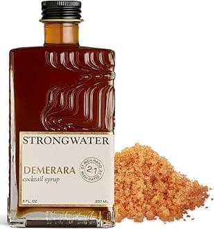 - Rich Demerara Syrup - Makes 16 Cocktails - Syrup for Cocktails Handcrafted in USA with Filtered Rocky Mountain Water, Demerara Sugar - Just Mix with Bourbon or Whiskey