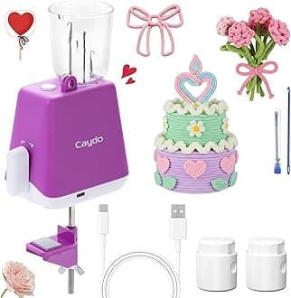 Caydo French Knitting Machine, Electric i Cord Knitting Machine, Knitting Mill i-Cord Knitter Machine, Automatic Knitting Wool to i-Cords, DIY Crochet Machine for Adults&Kids(Patented)