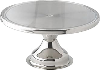 Stainless Steel Round Cake Stand, 13-Inch
