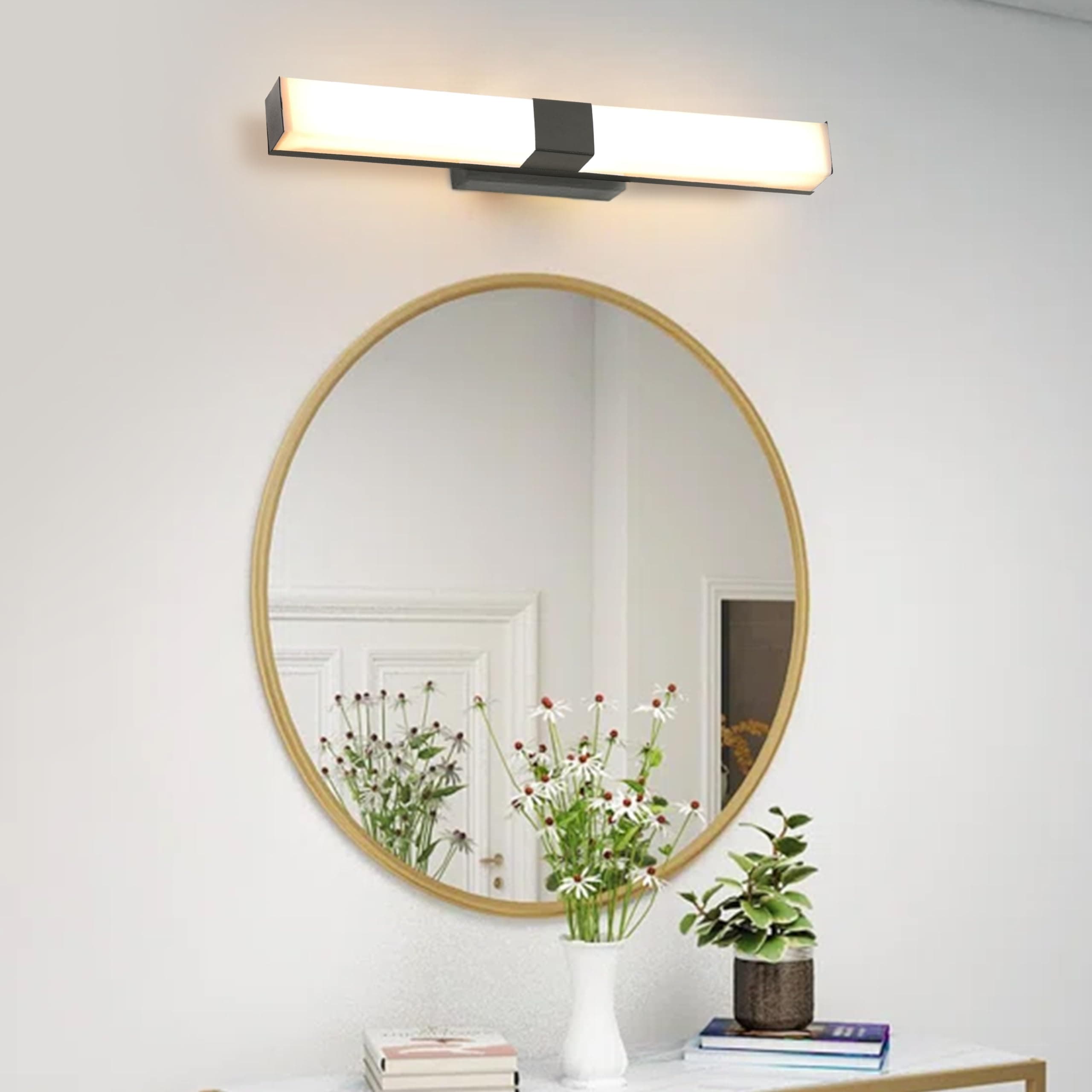 Gesto 15W Modern Style Led Mirror Picture Wall Light- Dressing Table | Vanity | Bathroom Lights for Wash Basin | 13 Inch Wall Spotlight for Painting,Art Work(Warm White, 3000K)-Pack of 1