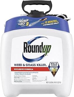 Roundup Weed and Grass Killer₄ with Pump 'N Go 2 Sprayer, Use in and Around Flower Beds, Trees & More, 1.33 gal.