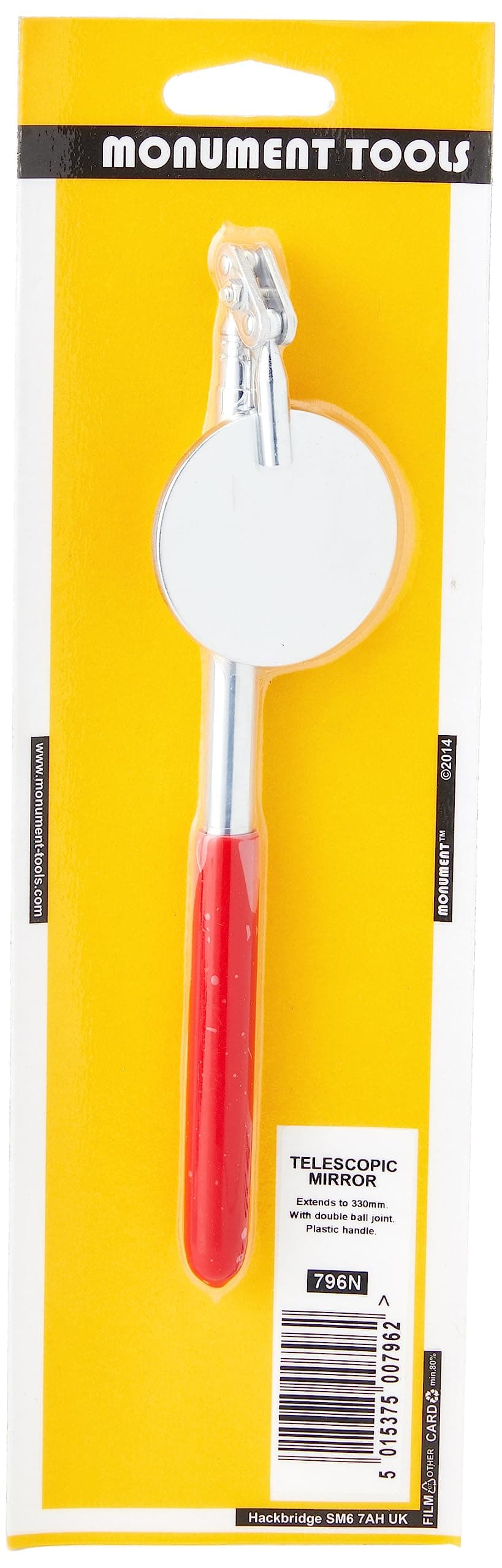 Monument MON796 Telescopic Mirror with 13-inch Extended