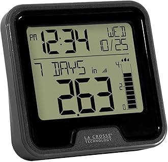 La Crosse Technology 724-1409 Wireless Rain Station , Black