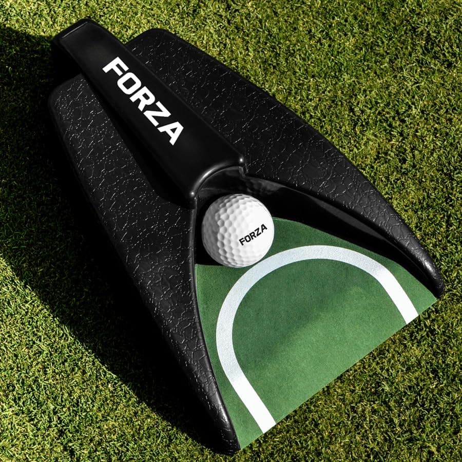 FORZA Golf Auto Putt Returner - Automatic Ball Launcher | Battery Powered Golf Putting Machine | Indoor/Outdoor | Home & Office Training Aid | Golf Accessories