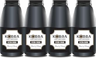 - ProDot Kobra 3688 Laser Toner Powder Compatible with HP 35A, 36A, 88A, 78A, 83A, 85A & Canon 337, 912, 925 Toner Cartridges (Pack of 04)