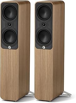 Q Acoustics 5050 Floorstanding Speakers – Holme Oak (Pair)