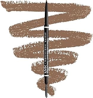 Brow Pencil, Micro Brow Dual Ended Ultrafine Pencil Tip with Mechanical Brow Tool and Spoolie Brush, Vegan Formula, Shade: Taupe
