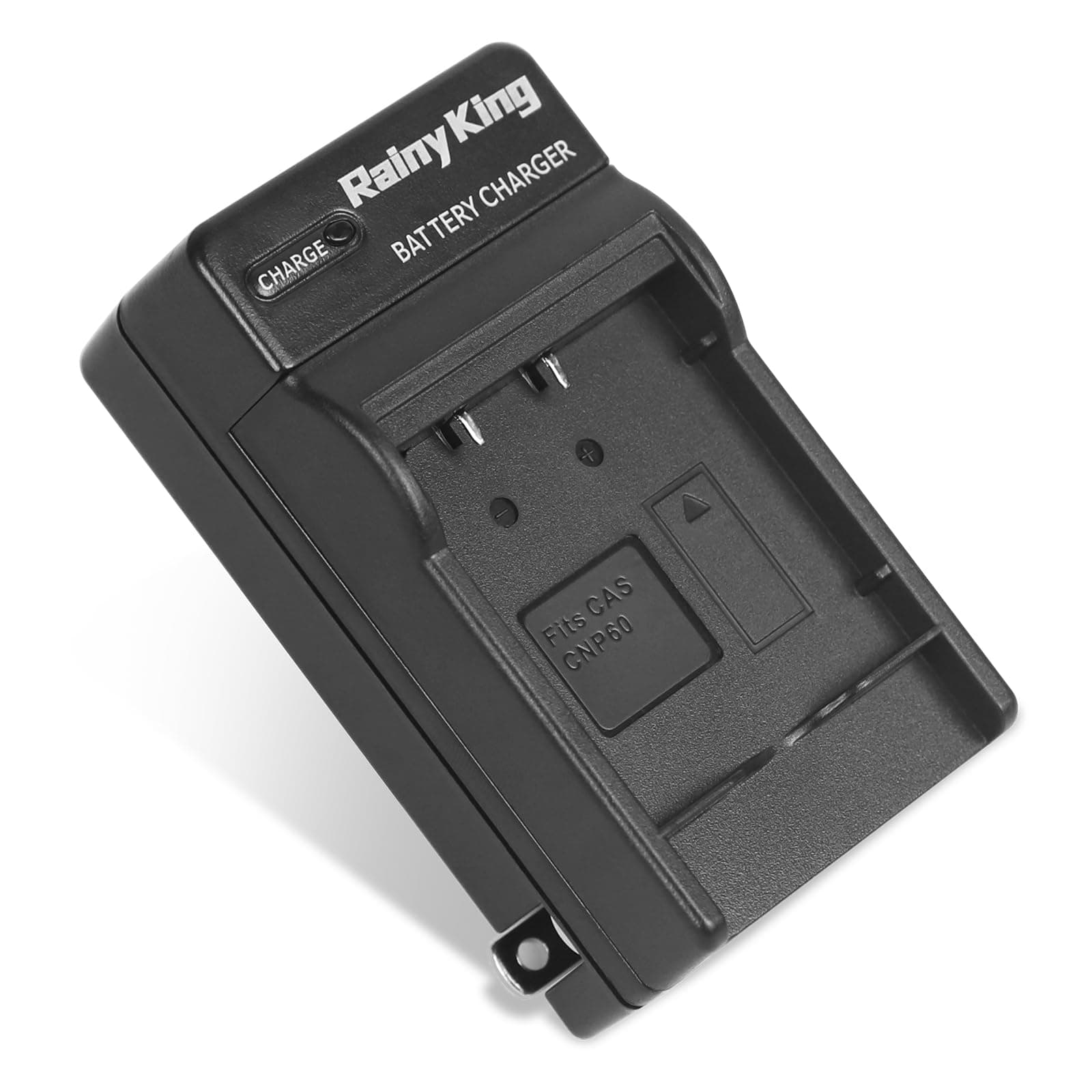 Battery Charger for Casio NP-60 NP60 Battery, Compatible with Casio Exilim EX-Z9, EX-FS10, EX-S10, EX-S12, EX-Z20, EX-Z21, EX-Z25, EX-Z29, EX-Z80, EX-Z80A, EX-Z85, EX-Z90 Cameras