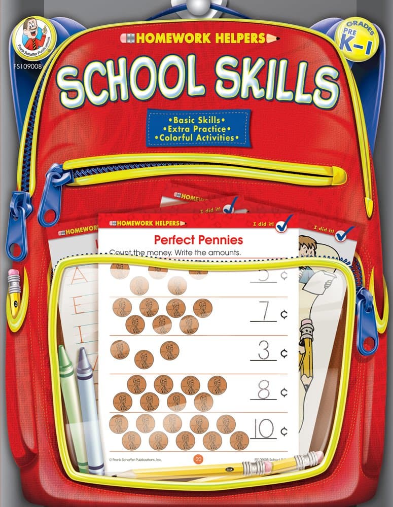 School Skills, Grades PK - 1 (Homework Helper)