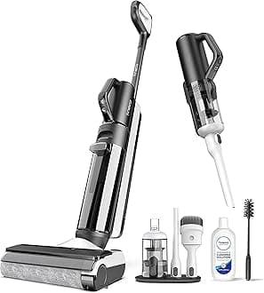 - Tineco S5 Combo Cordless Wet & Dry Vacuum Cleaner, Converts to Handvac, Lightweight & Self-Propelled, Hands-Free Self-Cleaning, iLoop Smart Sensor, Tough Stain Removal, Auto Floor Washer