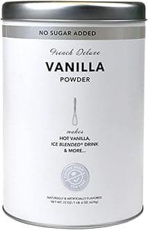 The Coffee Bean & Tea Leaf, French Vanilla (no sugar added) Powdered Creamer for Coffees, Lattes, Smoothies 22oz Tin