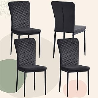 Black Velvet Dining Chairs