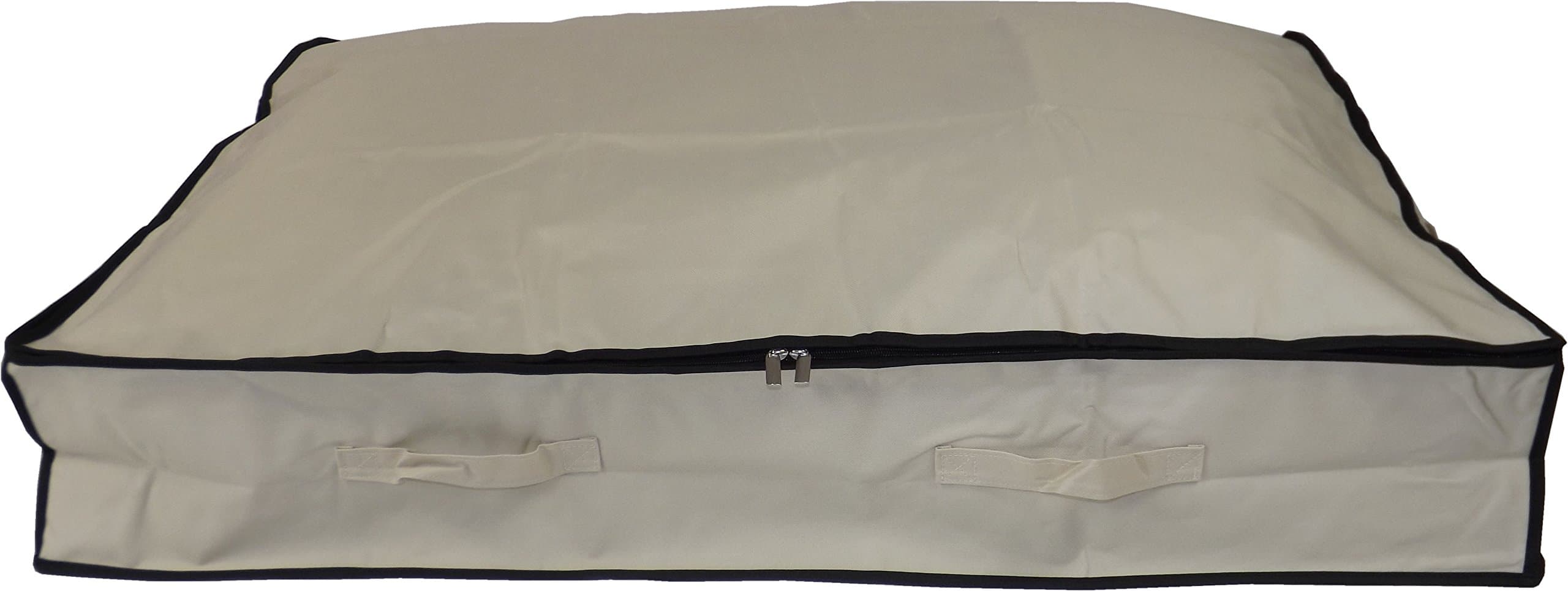 Neusu Under Bed Storage Bag XL - Beige, Extra Large, 130 Liters, 37.8" x 30.7" x 7.1"