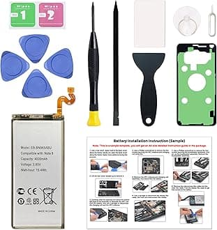 New Upgraded Battery for Galaxy Note 9, EB-BN965ABU Replacement Battery Compatible with Samsung Galaxy Galaxy Note 9, with Repair Tools & Instruction