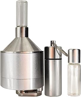 Kitchen Spice Grinder【Superfine Grinding】Pepper Grinder Set, Silver1