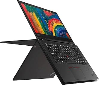 Lenovo ThinkPad X1 Yoga (3rd Gen) i7 8650U 1.9Ghz 14"" 2-in-1 Convertible Laptop, 16GB RAM, 1TB NVMe PCIe M.2 SSD, FHD 1080p, Thunderbolt 3 USB-C, Webcam, Windows 10 Pro (Renewed), Black