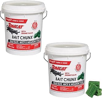 Tomcat with Bromethalin Bait Chunx Pail,4 lbs. (2-Pack)