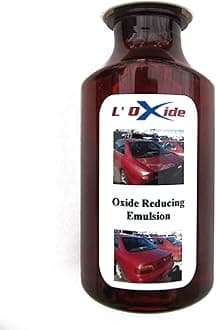 Oxide Reducing Emulsion to Restore Faded, Oxidized or Sun Damaged Car Paint, Peeling Clear Coat and Dull Headlights in a Simple DIY Operation. Easier to apply than wax, needs no polishing