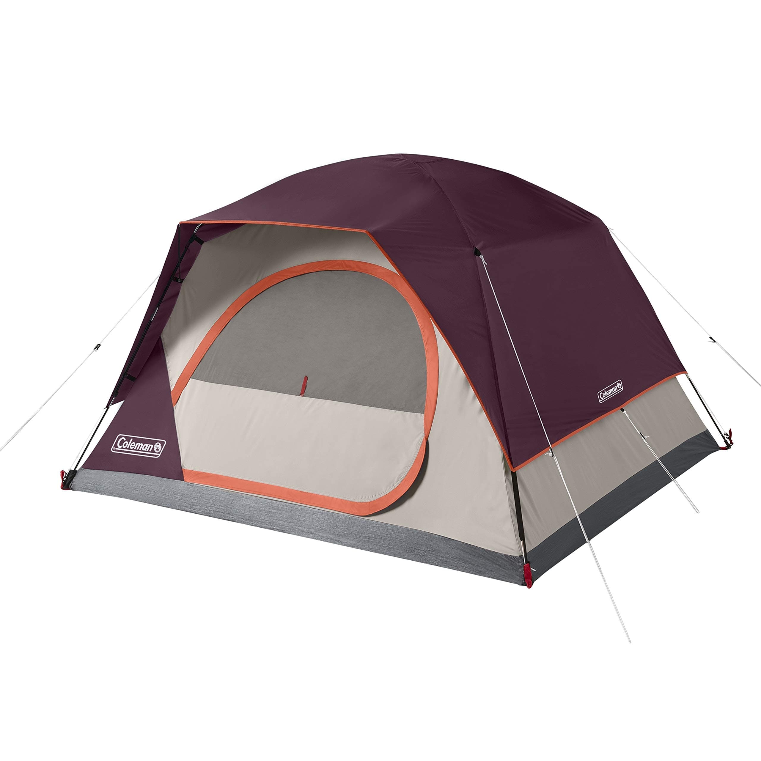 Skydome Tent with 5 Minute Setup, 2/4/6/8-Person Weatherproof Tent with Rainfly & Carry Bag, 20% More Headroom Than Traditional Canopies