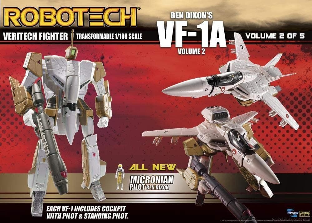 Toynami Robotech Ben Dixon's 1:100 Scale VF-1A Action Figure