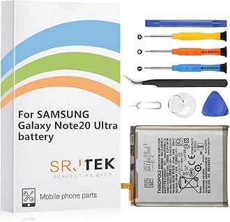 Note 20 Ultra Battery Original for Samsung Galaxy Note 20 Ultra 5G Battery Replacement 4500mAh EB-BN985ABY SM-N985 SM-N986 Standard Capacity Battery Include Complete Repair Tools kit