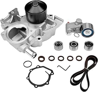 Engine Timing Belt Kit with Water Pump | Compatible with Subaru 2006-2010 Forester, 2006-2011 Impreza, 2010-2012 Legacy, 2009-2012 Outback 2.5L H4 SOHC | Replaces# TKF-006, TCK304, TCKWP304A