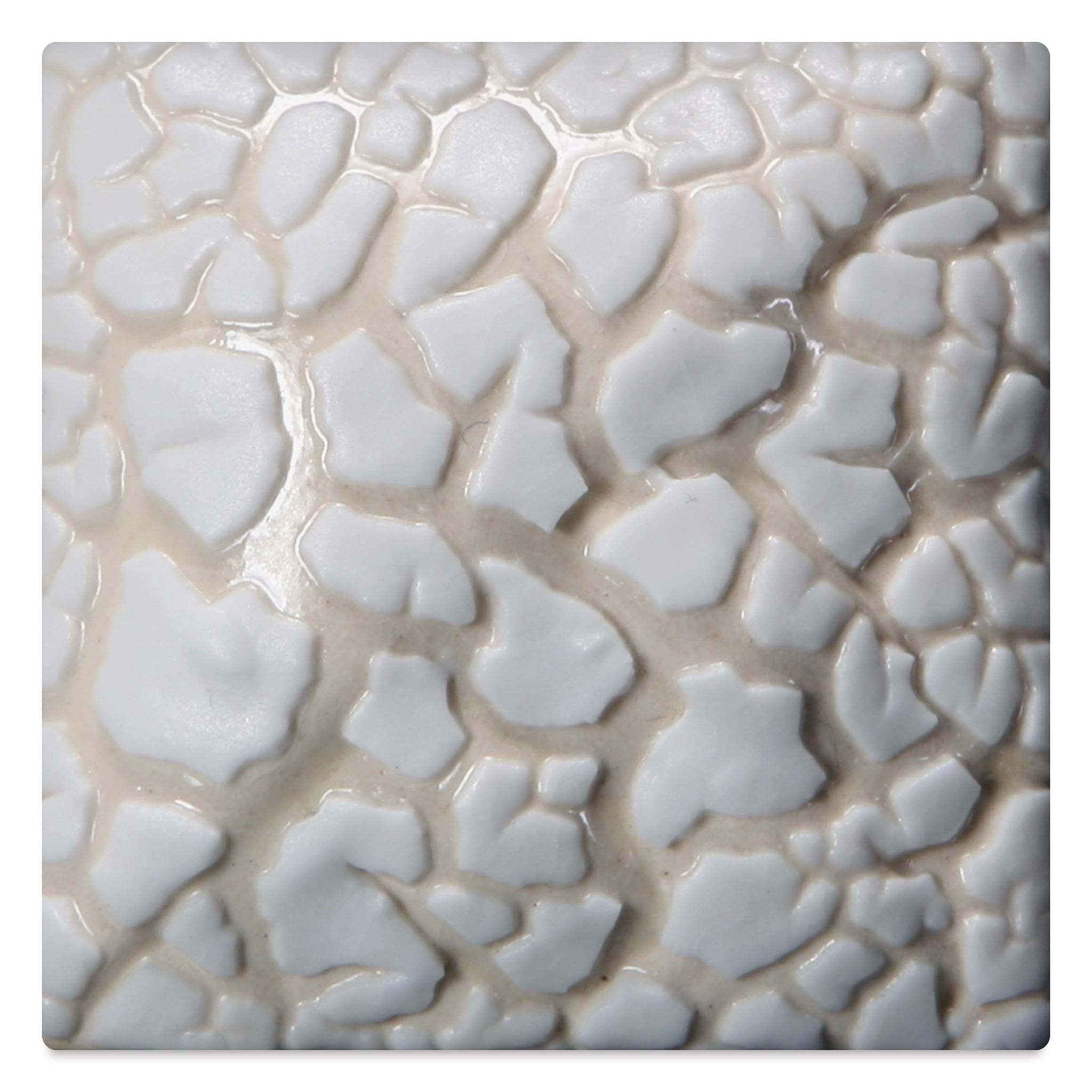 Mayco Stoneware Mudcrack Glaze - White, Pint