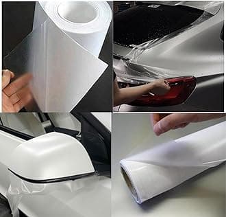 CREON Vinyl Matte Transparent car Protection Film, Air Release Bubble Free Lemination Clear Film (2 FEET by 5 FEET, Clear MAT WRP)