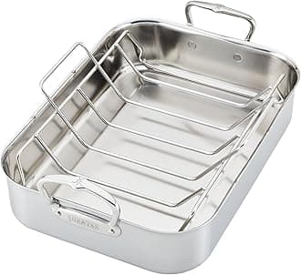 14.5" Classic Clad Roaster with Stainless Steel Rack