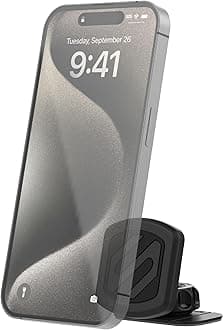 Scosche MAGDM MagicMount Magnetic Car Phone Holder - Strong Magnet Mount for iPhone and Android - Secure Magnetic Cell Phone Mount for Dash - Universal 360° Adjustable Mobile Cellphone Holder