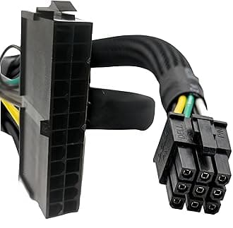 for Dell Motherboard with 6 Pin Port 24 Pin to 6 Pin ATX PSU Power Adapter Cable 13.3-inch(34cm)