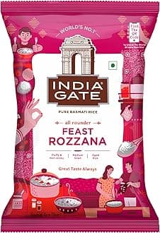Basmati Rice Pouch, Rozzana, 1kg