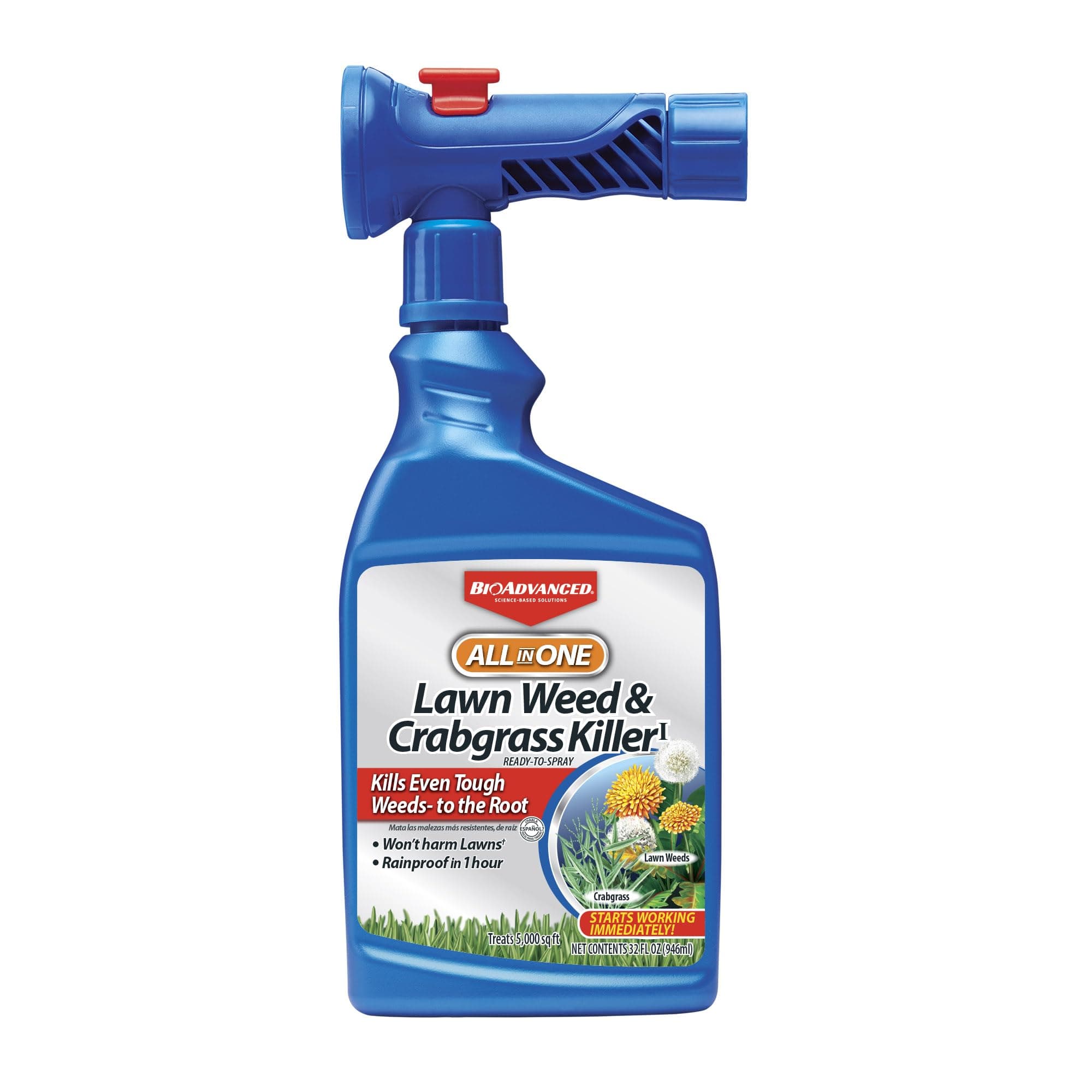 All-in-One Weed & Crabgrass Killer, Ready-To-Spray, 32 FOZ