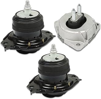Motor Mounts and Transmission Mount Compatible with 2011-2019 Dodge Durango 3.6L 5.7L, 2011-2019 Jeep Grand Cherokee 3.6L 5.7L 6.4L Engine Mount Kit, A5611 A5611 A5488