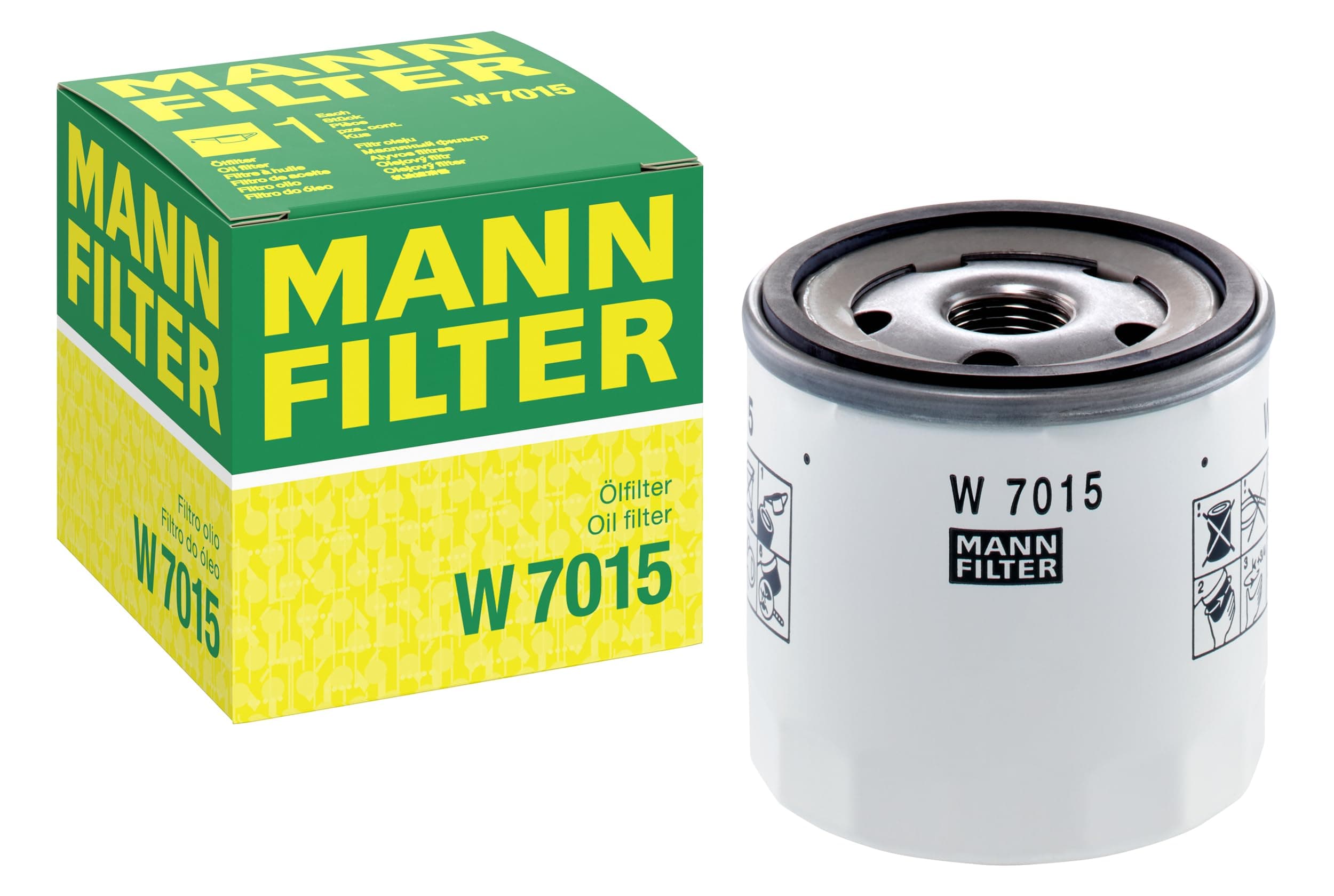 Mann-Filter W 7015 Oil Filter - Spin On