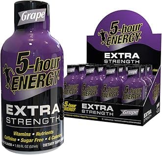 5 Hour Energy Extra Grape Flavor - 12/2oz Shots