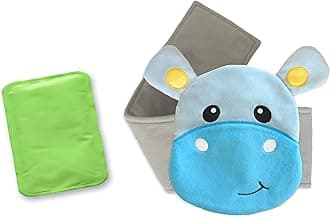 Baby Colic, Gas and Upset Stomach Relief – Belly Hugger – A Soothing Warmth Combined with Gentle Compression (Hippo)