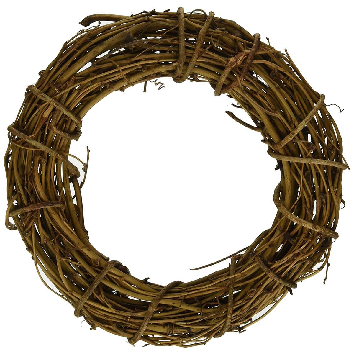 Natural Grapevine Wreath Rustic Ring Wreath DIY Crafts Base for Christmas Wreath Door Garland Home Decoration Gift Hanging Decor 8 inches,Pack of 1