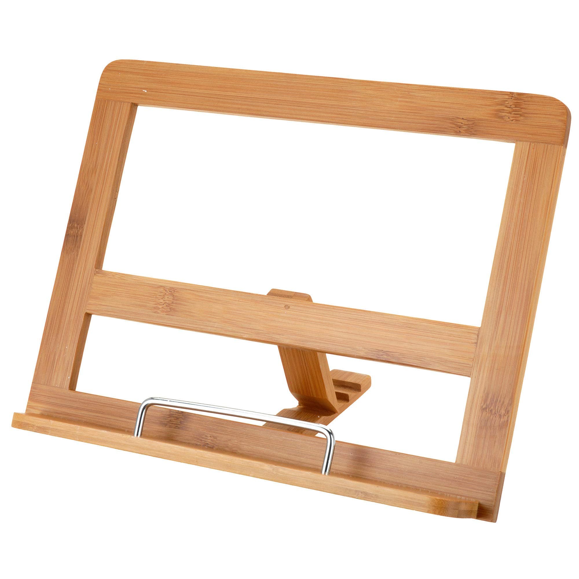Bamboo Book Stand, Recipe Cookbook Holder