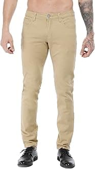 ZLZ Men's Skinny Slim Fit Stretch Comfy Fashion Denim Jeans Pants