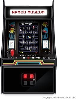 My Arcade Namco Museum Mini Player - 10 Inch Mini Arcade Machine Cabinet - 20 Retro Games Included - Pac-Man, Galaga, and More - Licensed Collectible