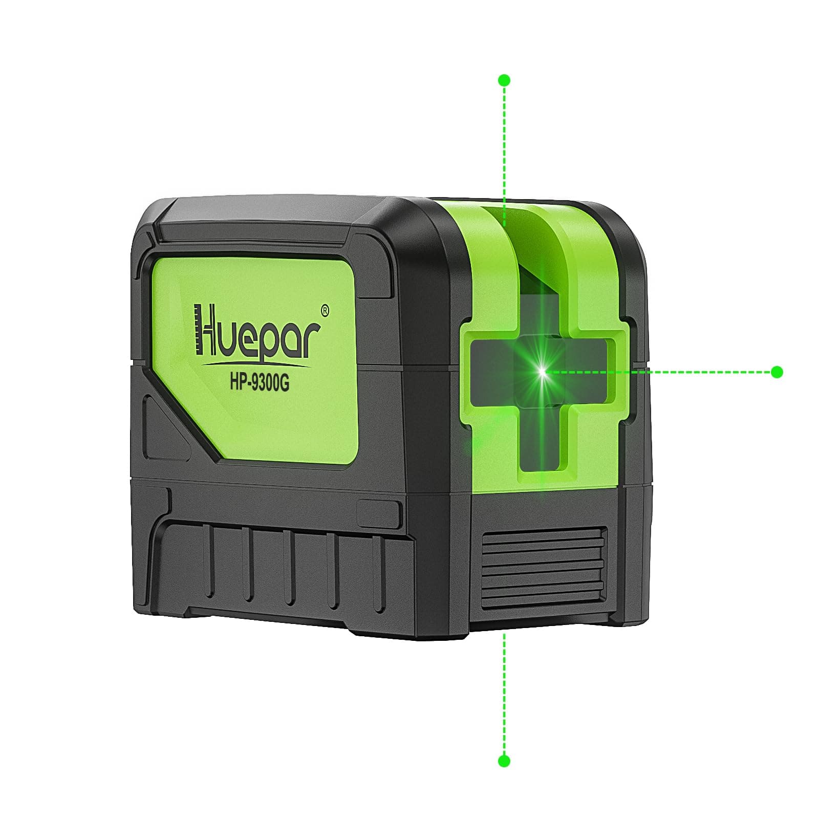 3 - Point Laser, Self-leveling Green Beam Laser Level with Plumb Spots for Soldering and Points Reference Positioning, 197ft Working Range, Floor Stand and Magnetic Bracket Included- 9300G