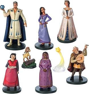 Disney Store Action Toys Wish Deluxe Figurine Play Set – 8-Pc – Enchanting Character Set from Wish' – Perfect for Collectors & Kids – Experience The Magical Adventure with Detailed Figures