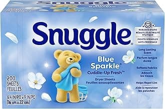 Snuggle Fabric Softener Sheets - Blue Sparkle - 200 ct