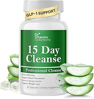 15 Day Gut Cleanse Detox for Women, GLP-1 Support - Natural Colon & Detox Cleanse for Weight Loss - Bloating & Constipation Relief - Flushes Toxins & Supports Immunity - 30 Ct.