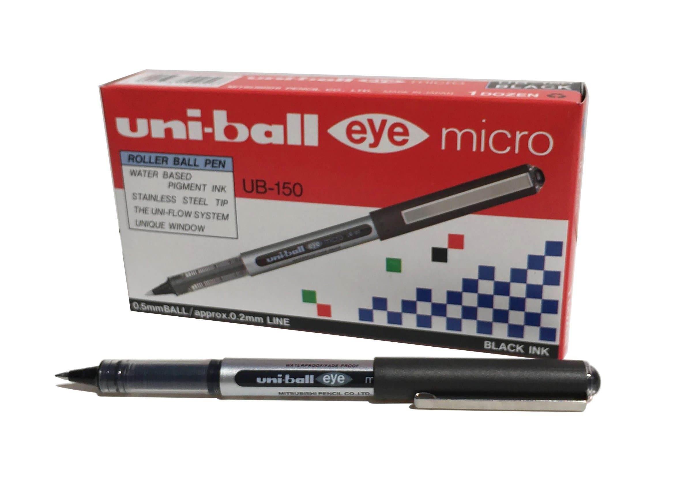 UNIBALL MICRO EYE 0.2MM BLACK UB150