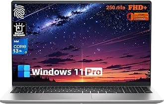 Dell Inspiron-3530 15.6in-FHD Business Laptop - 13th Gen Intel Core i7-1355U, Intel Iris Xe Graphics, Wi-Fi 6, Backlit Keyboard, Fingerprint Reader, Windows 11 Pro & Microsoft Office (64GB | 2TB SSD)